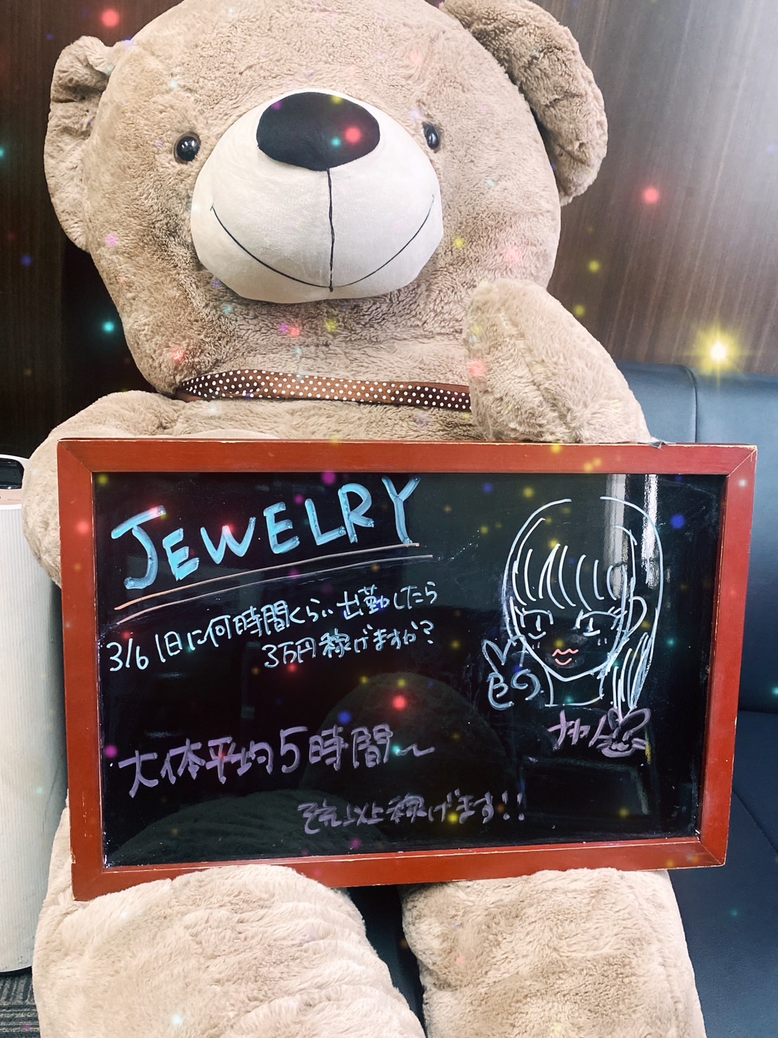 ★☆1日に何時間くらい出勤したら3万円稼げますか？☆★