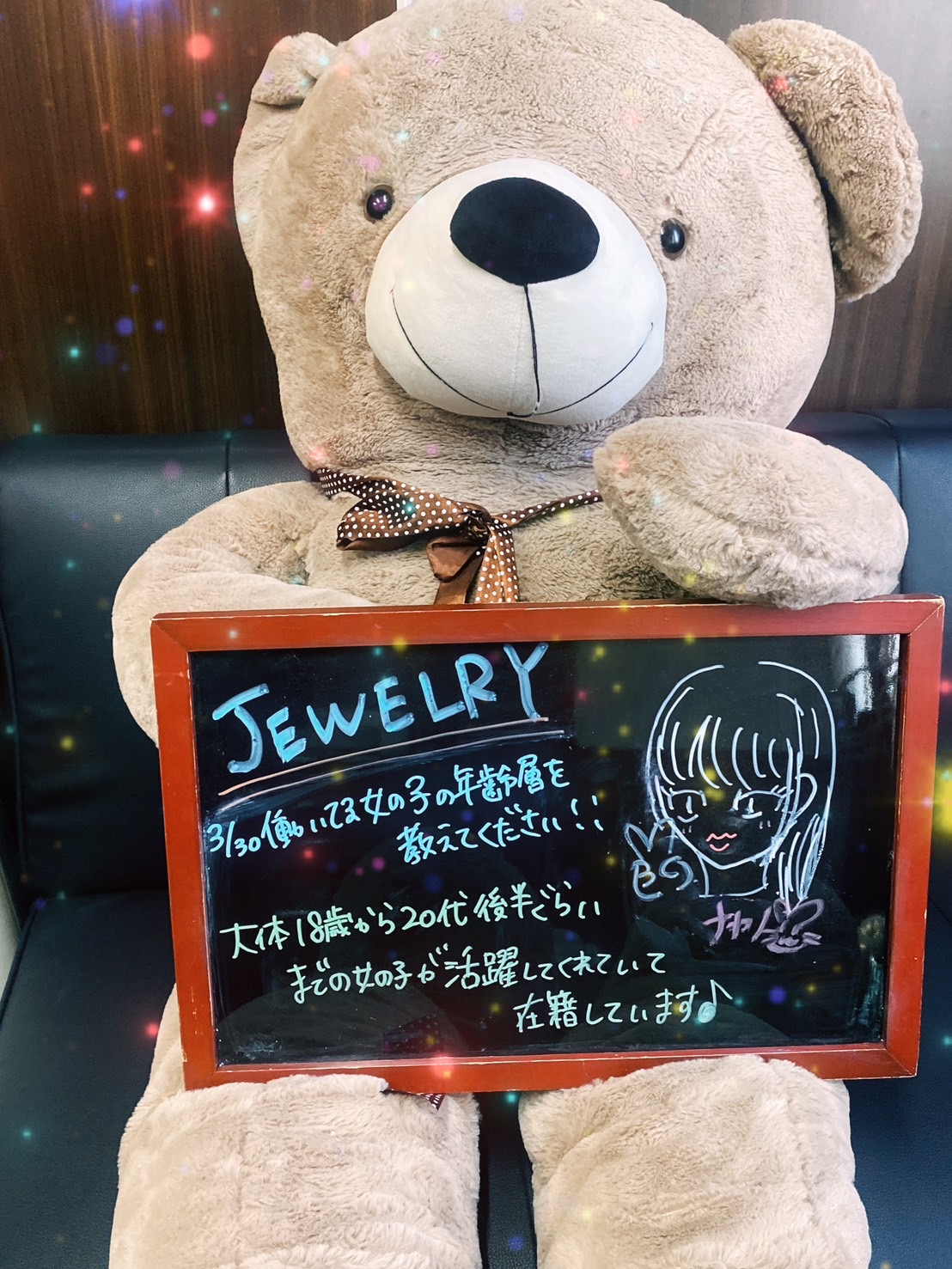 ★☆働いている女の子の年齢層を教えてください！☆★