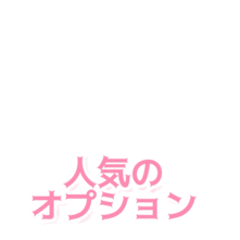 ★☆人気のオプションは？☆★